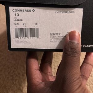 Converse Black High-Top Sneakers